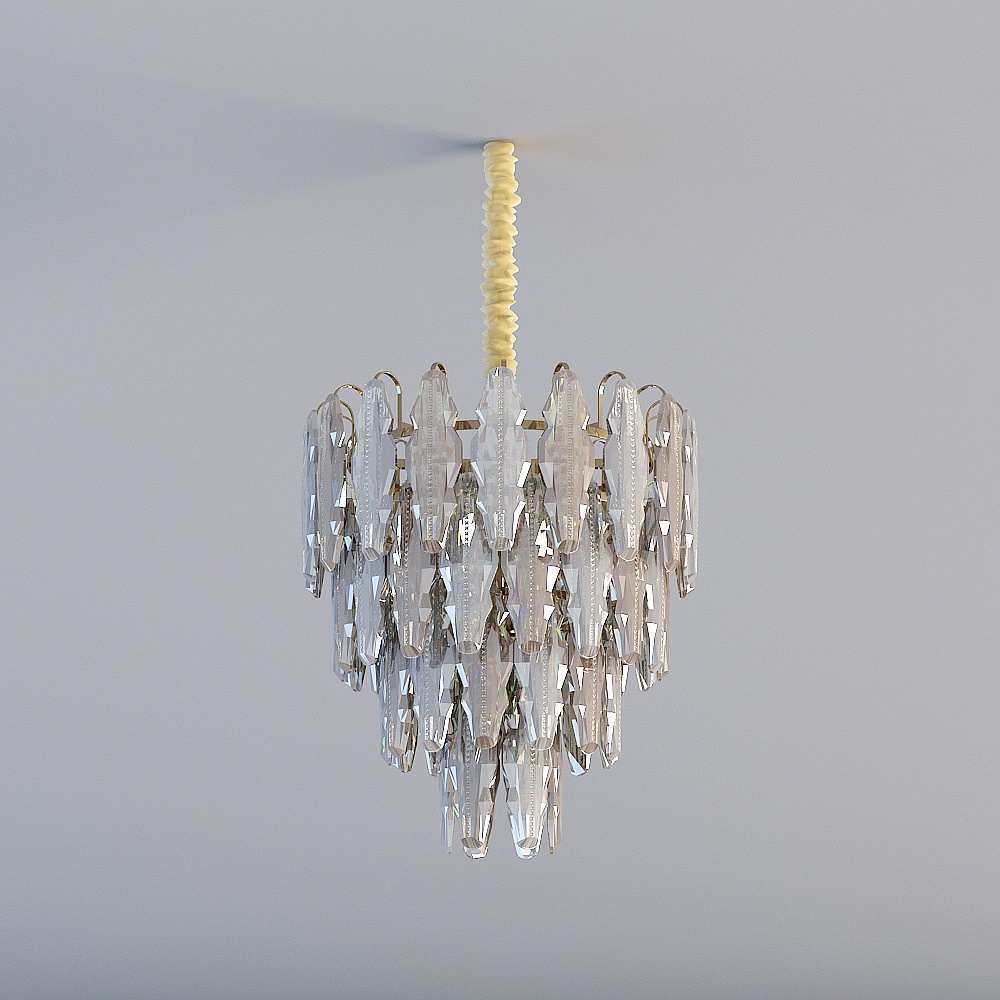 Colorful - Stylish Light Luxury - Crystal Chandelier - A WQD68066-450 Round Clear Light and Soot