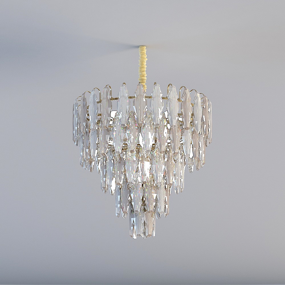 Colorful - Stylish Light Luxury - Crystal Chandelier - A WQD68066-600 Round Clear Light and Soot