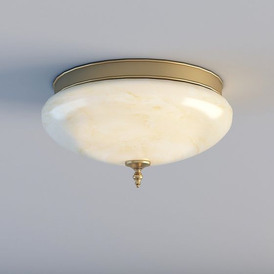 Vintage Style 3D Pendant Lamp Model