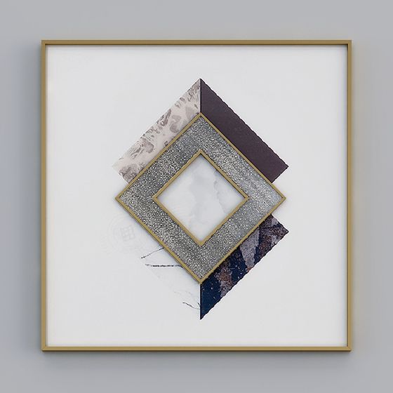 Abstract Geometric Framework 3D model