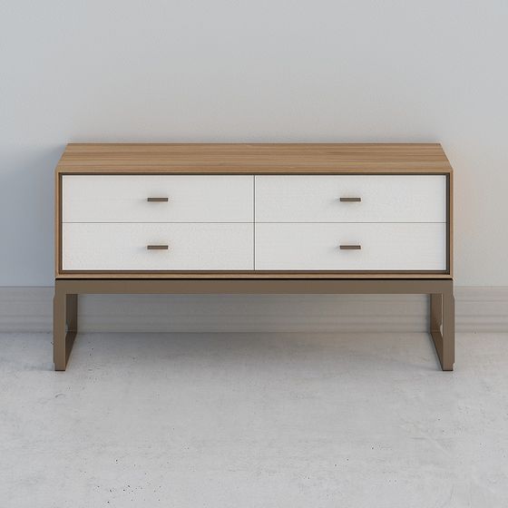 Urban Corner Side Cabinet 3D model