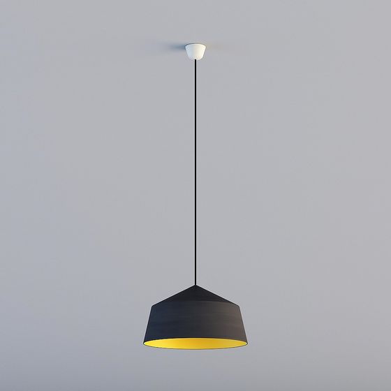 Modern Minimalist Chandelier 3D model