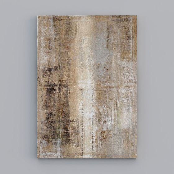 Abstract Texture Wall Panel 3D Model