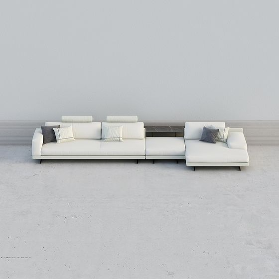 Urban Comfort Sofa 3D model