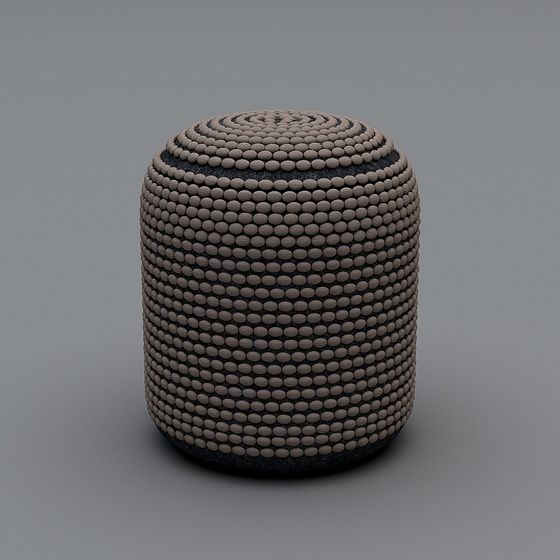 Versatile Woven Stool 3D Model for Creative Projects