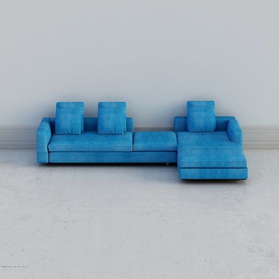 Urban Comfort Corner Sofa 3D model