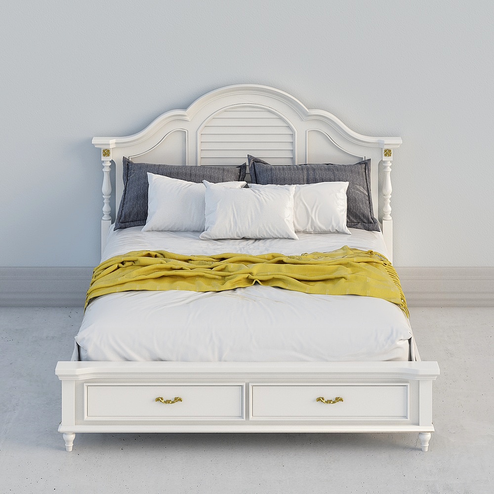 LM612 bed (white) second bedroom