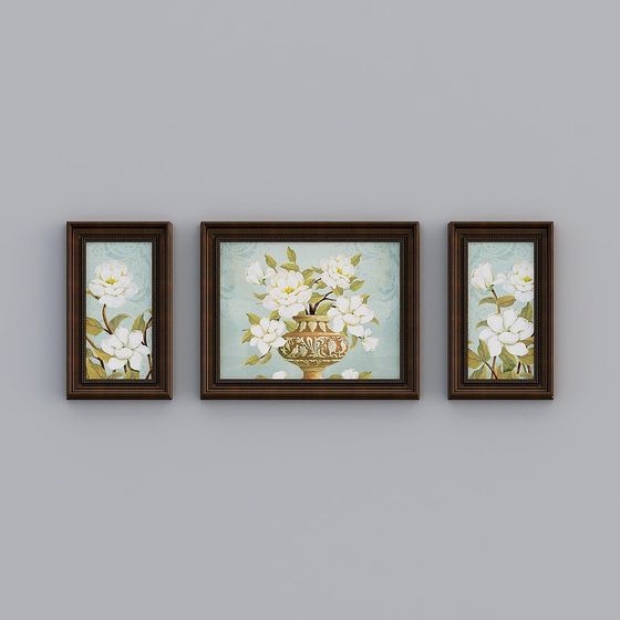 Classic Floral Puzzle 3D model