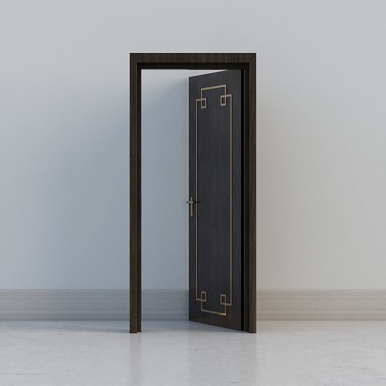 Art Deco Door 3D model