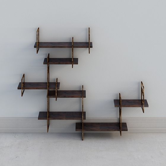 Wall Shelf Collection 3D model