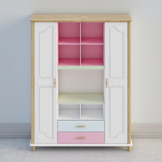 Whimsical Fairy Tale Bookshelf 3D Model