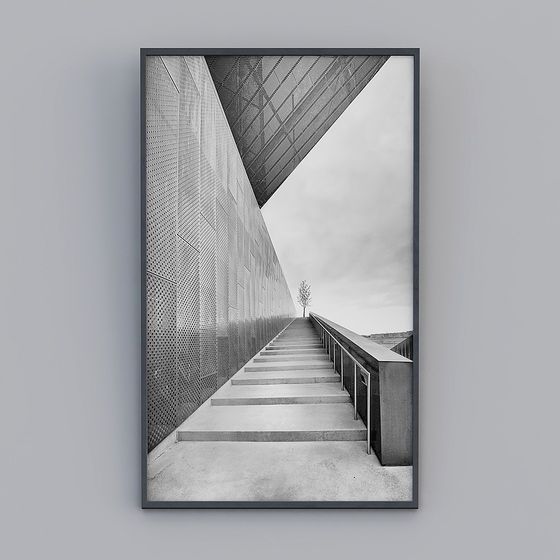 Future Staircase 3D model - A Path to Tomorrow