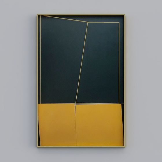 Abstract Frame 3D Model - Intersection of Art and Geometry