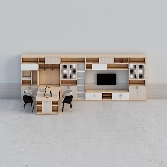 Urban Living Room 3D model for Creative Spaces