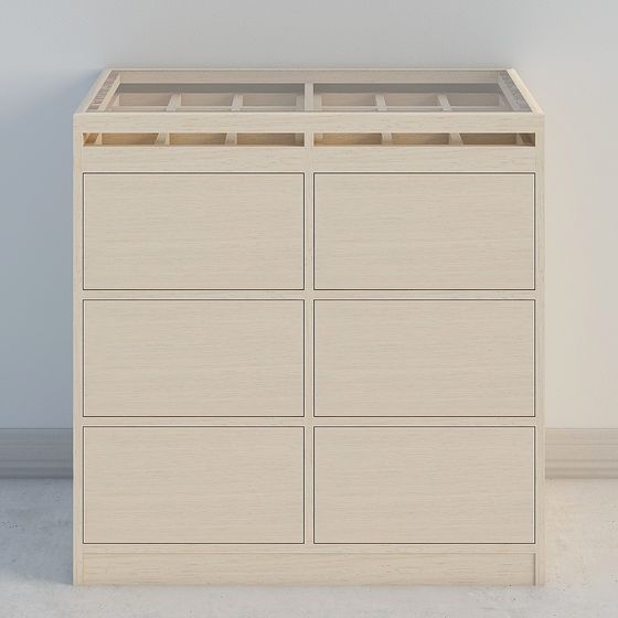 City Window Cabinet 3D model