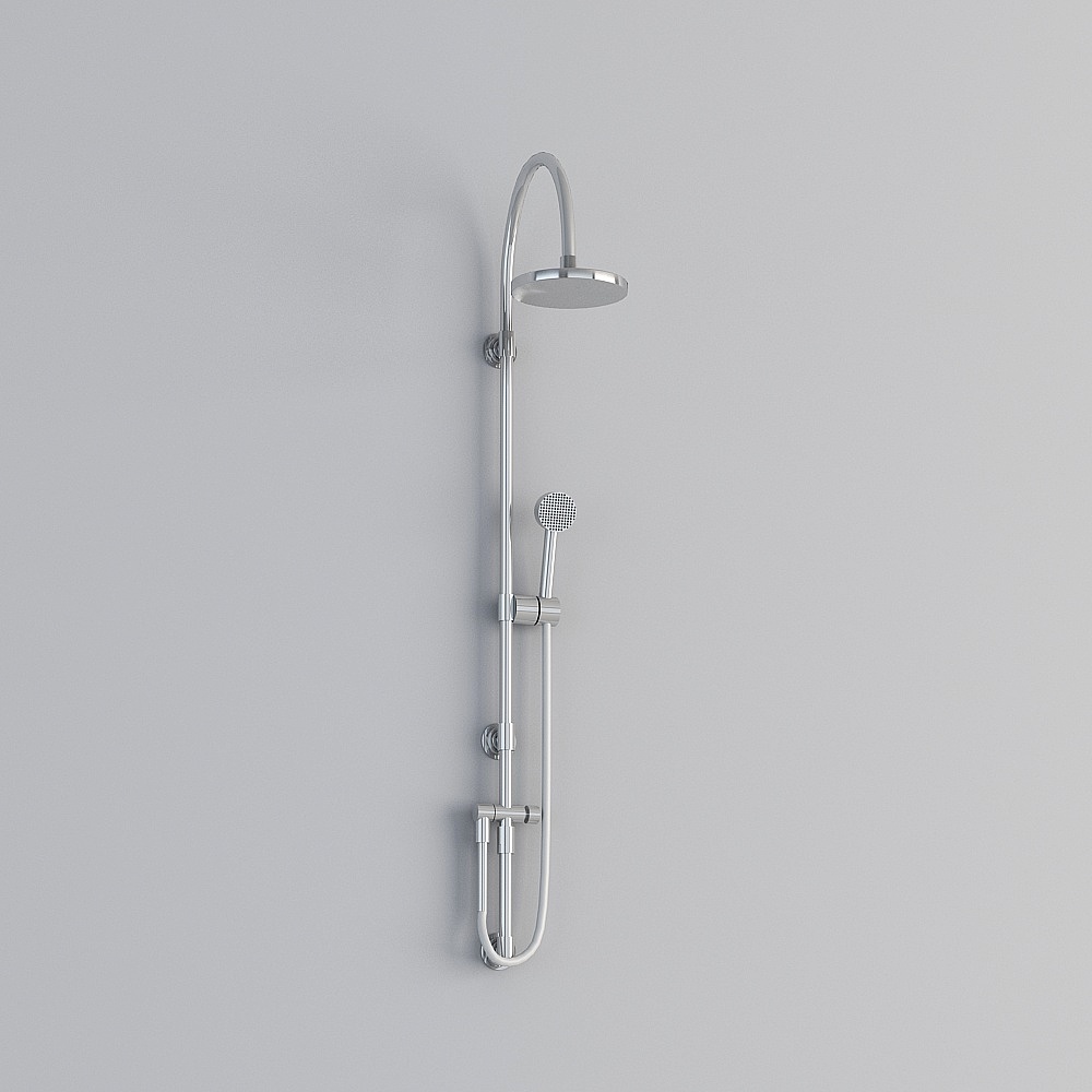 Minimalist Shower System 3D model
