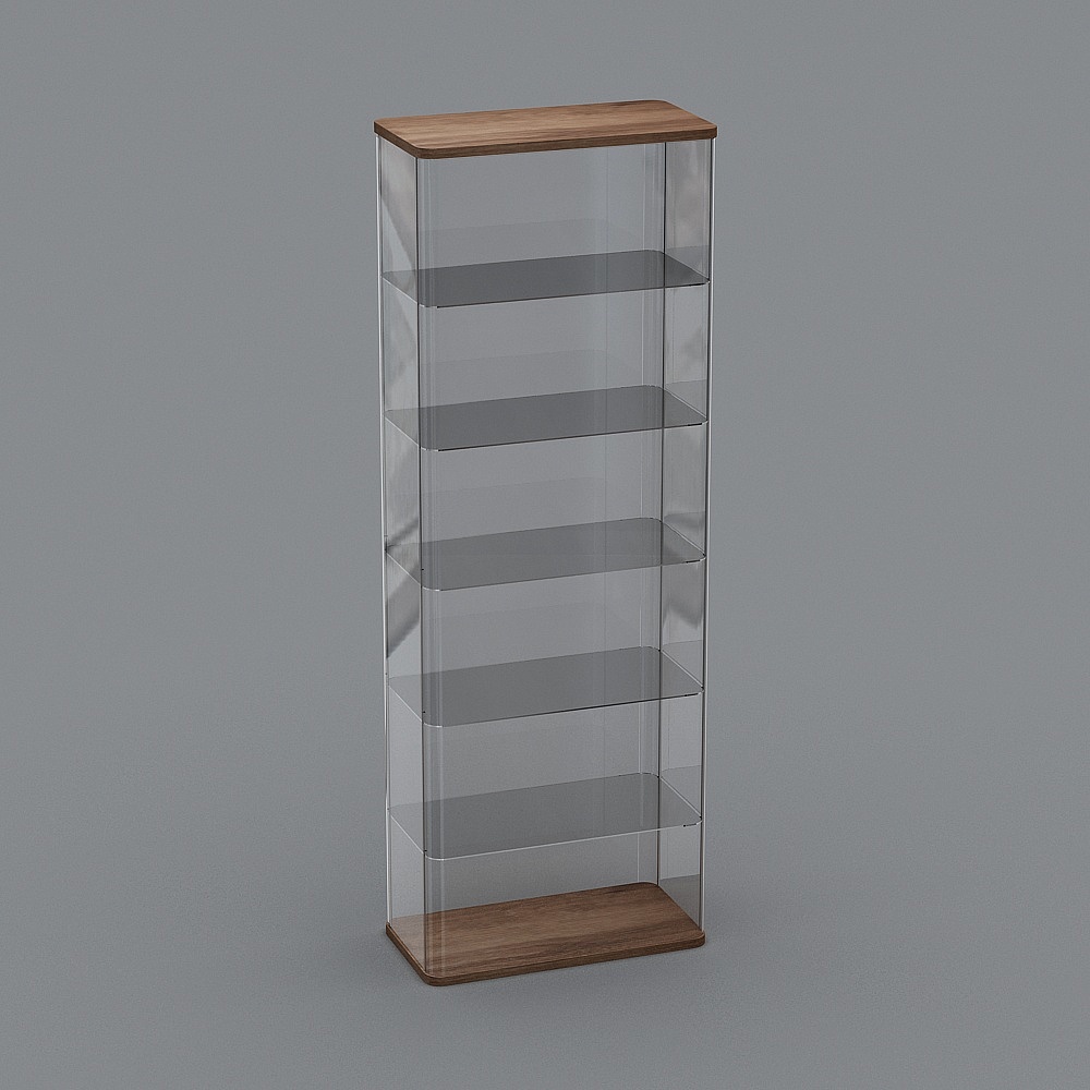 Glass decorative cabinet