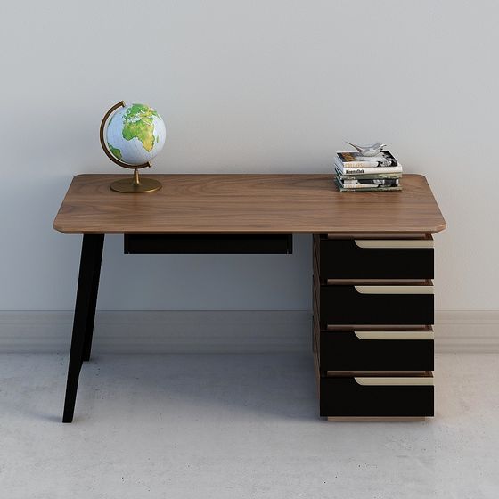 Mid-Century Modern Desk 3D model