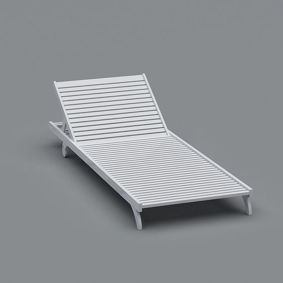 Modern Beach Lounge Chair 3D model