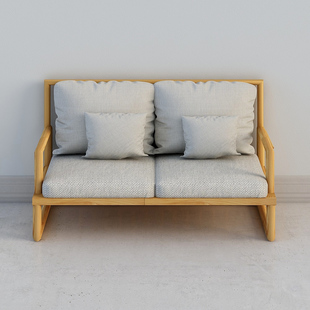 格柵沙發雙人座