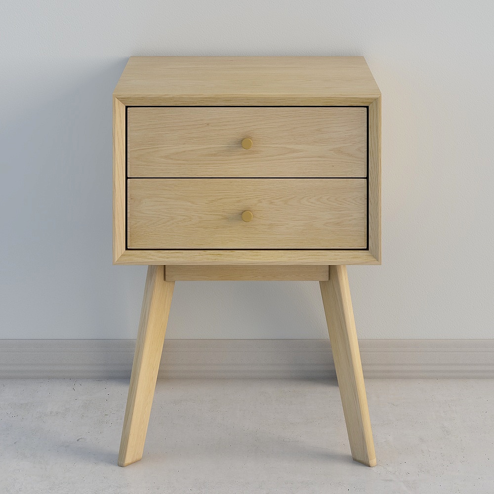 Mesita de noche de hebilla de cobre 016