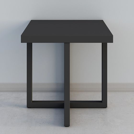 Stylish Minimalist Side Table 3D model for Modern Spaces