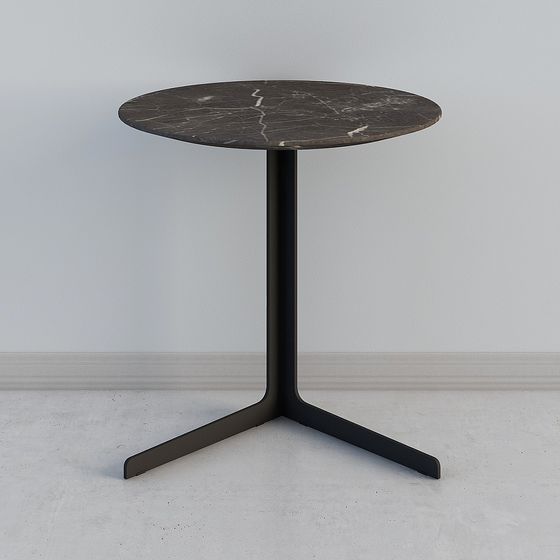 Elegant Round Table 3D model for Modern Spaces