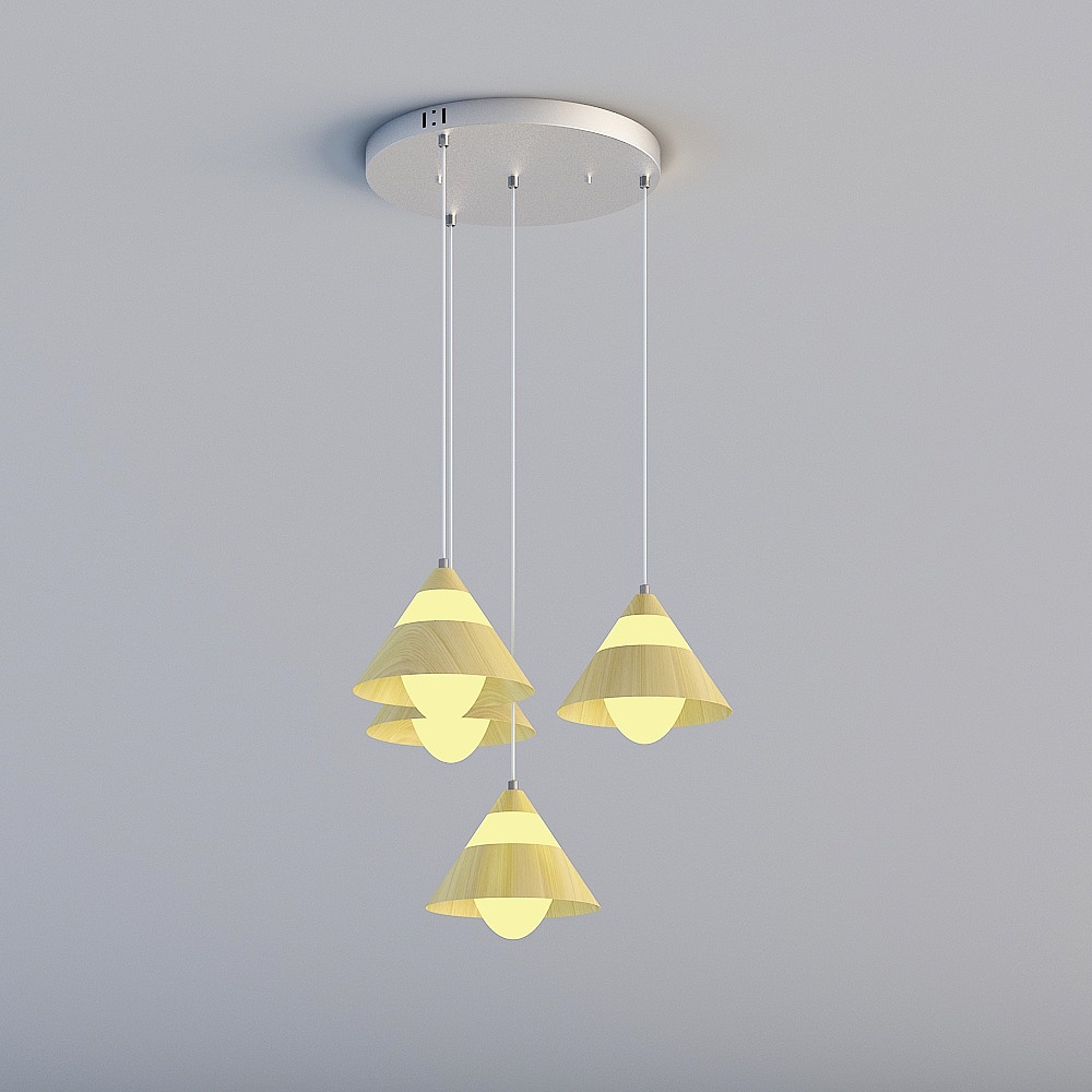 Colorful - Modern Simplicity - Lumières de restaurant - Lustre - WD75091-4 Bois