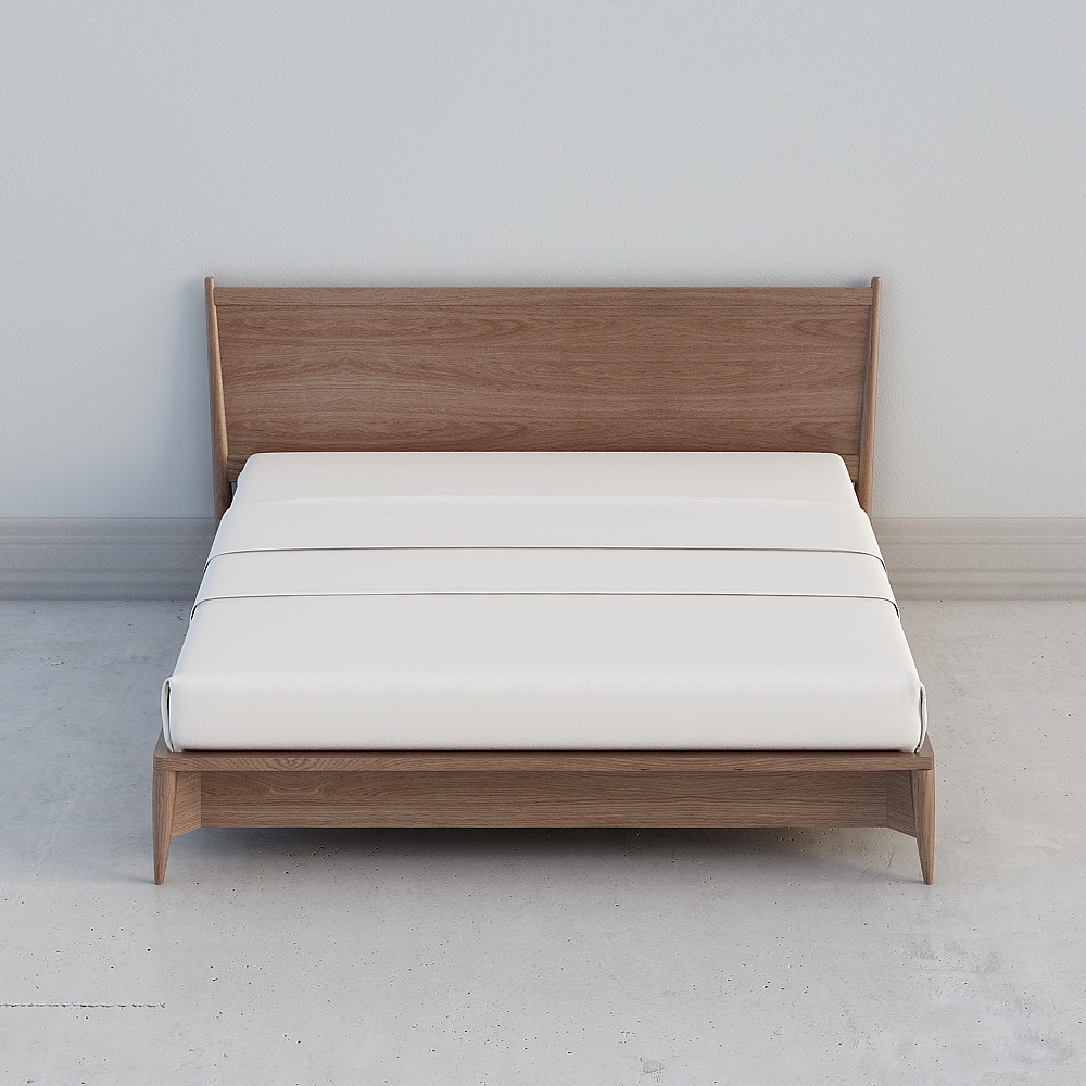 Скрипучая большая кровать 1.8 чайного коричневого цвета