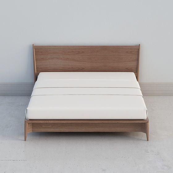 Скрипучая большая кровать 1.8 чайного коричневого цвета