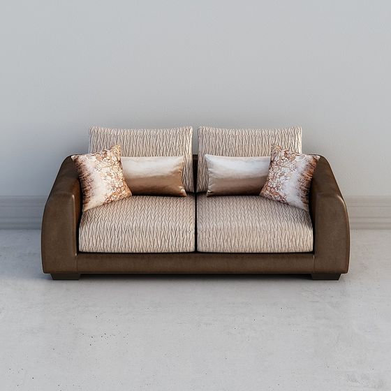 Chic 3D Sofa Model for Modern Living Spaces