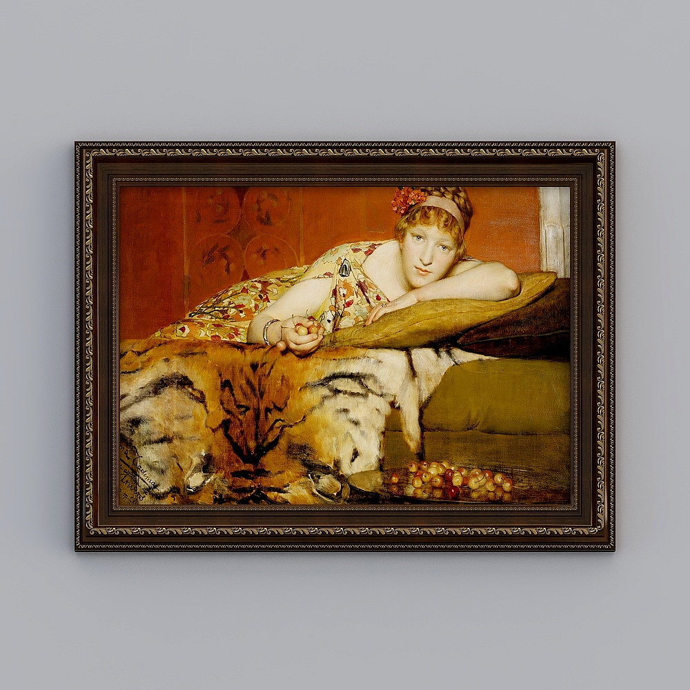 Kippel European and American store European-style horizontal single-link European box figure 62.3x82.3cm famous painting emlpr-e-6