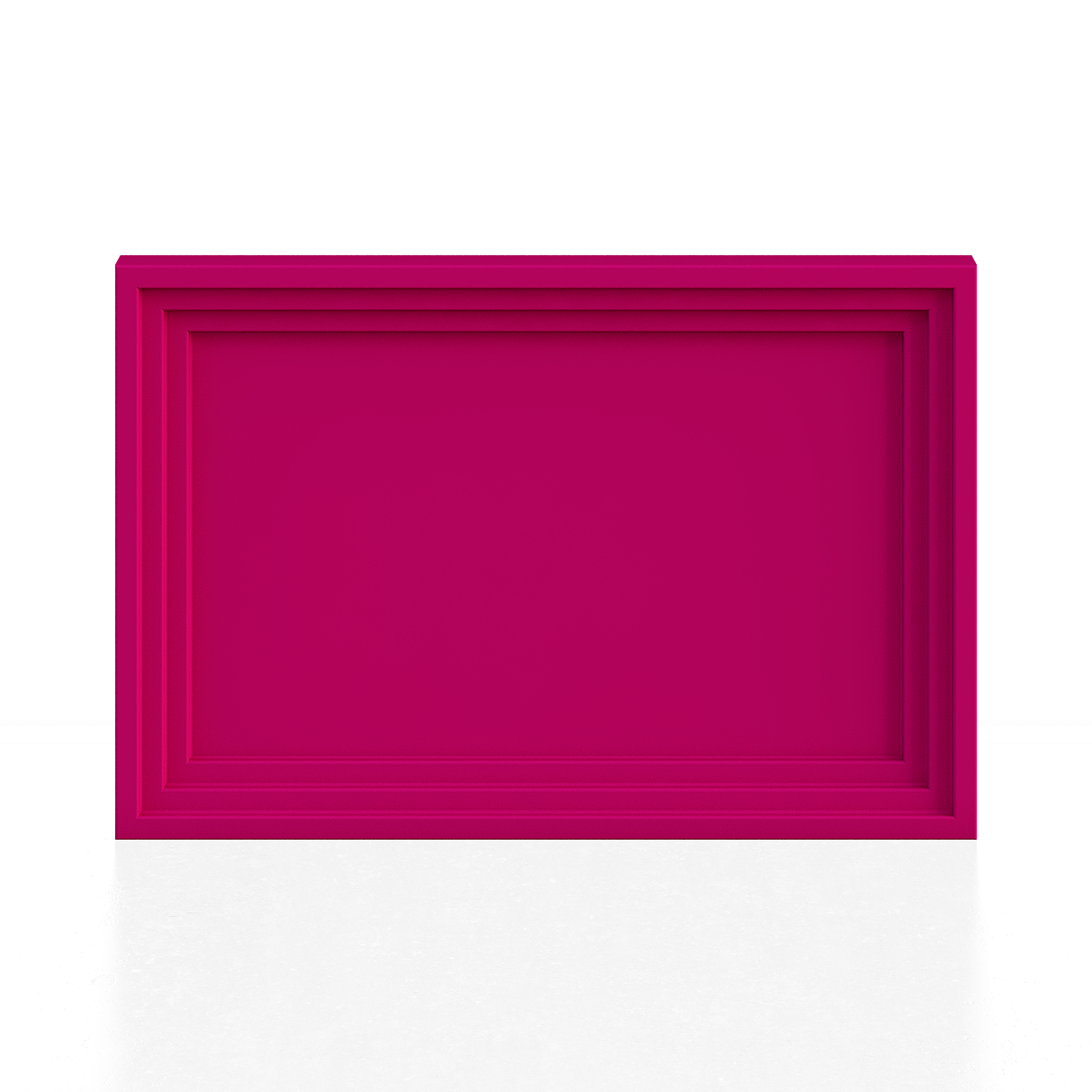 Neon Frame 3D Model – Vibrant Pink Modern Design