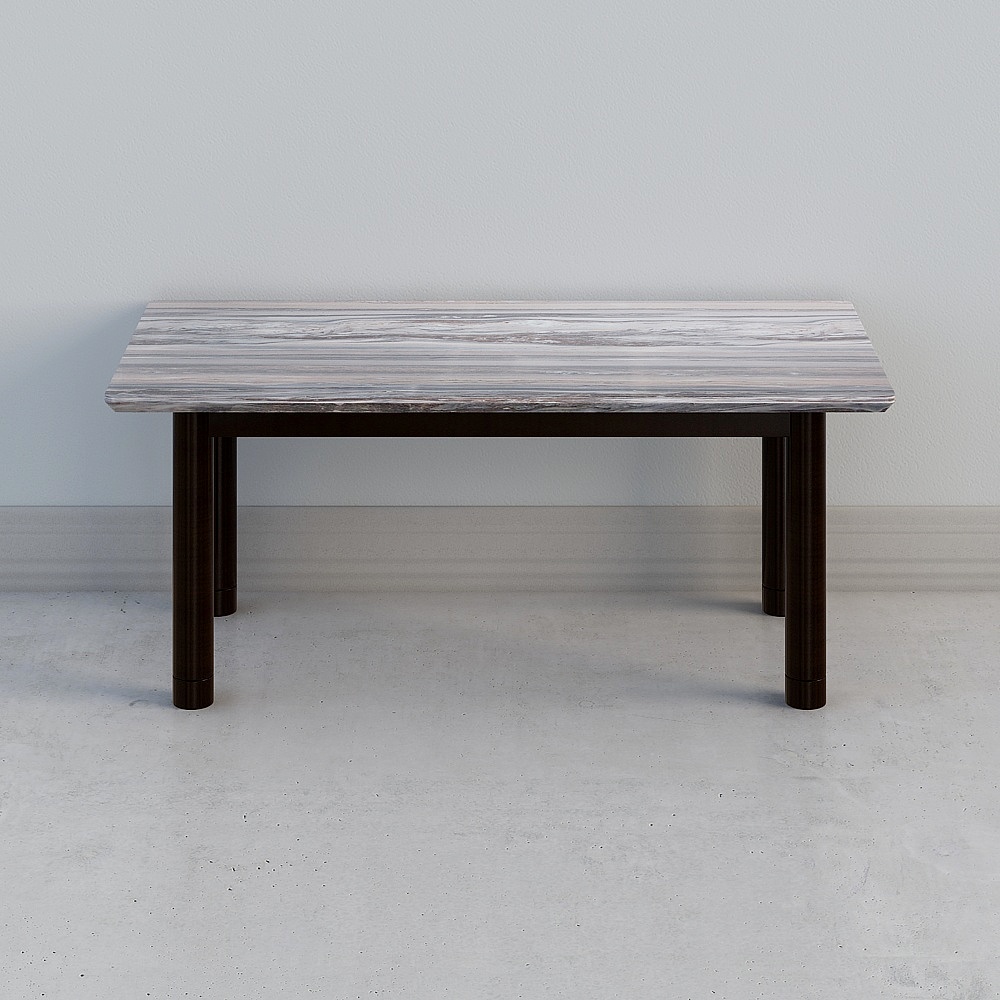 Elegant Marble Dining Table 3D model