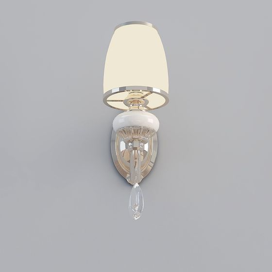 Chic Wall Lamp 3D model for Modern Interiors