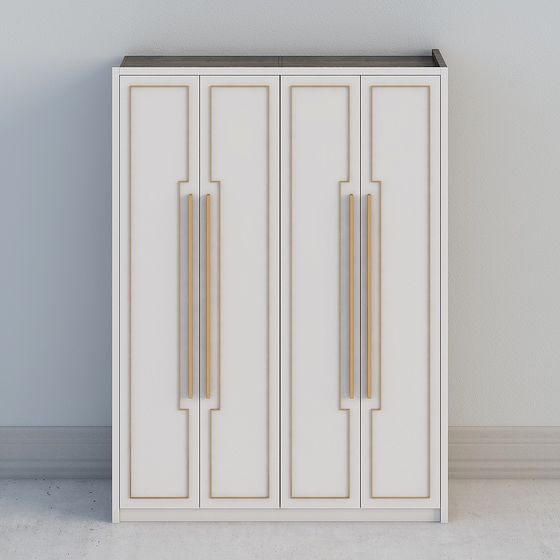 Leicht luxuriöser Kleiderschrank 1a