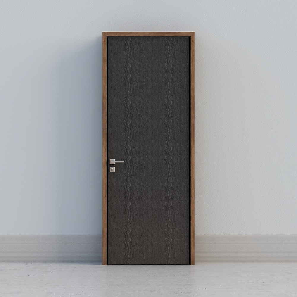 modern dark grey door