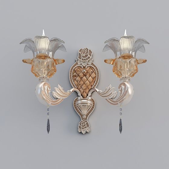 Elegant Royal Candle Holder 3D model for Creative Use