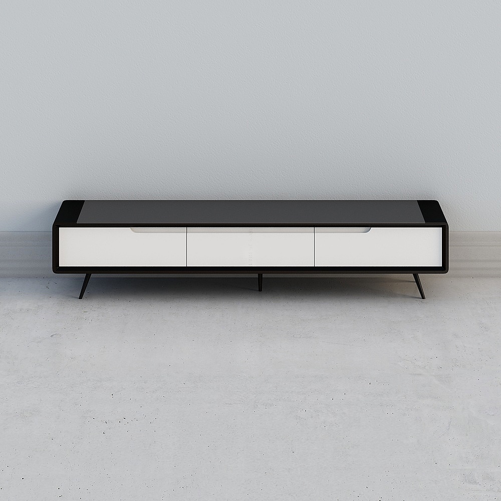 Modern style flamed stone craft TV cabinet side table combination TV cabinet