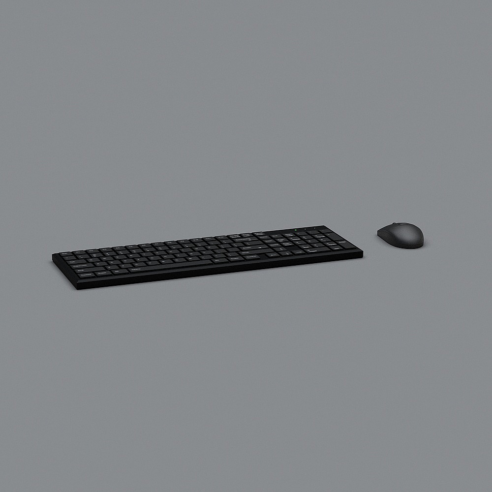 Office Companion 3D model – Keyboards and Mice