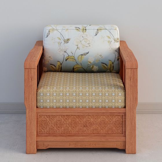 Retro Armchair 3D model for Modern Interiors