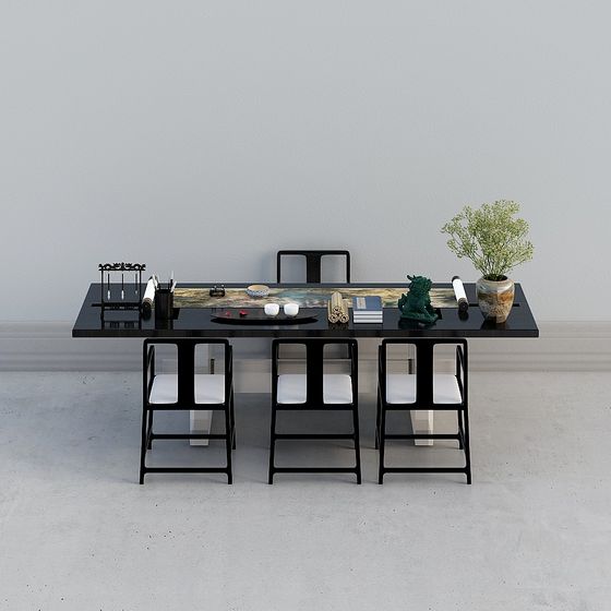 Zen Dining Table 3D model