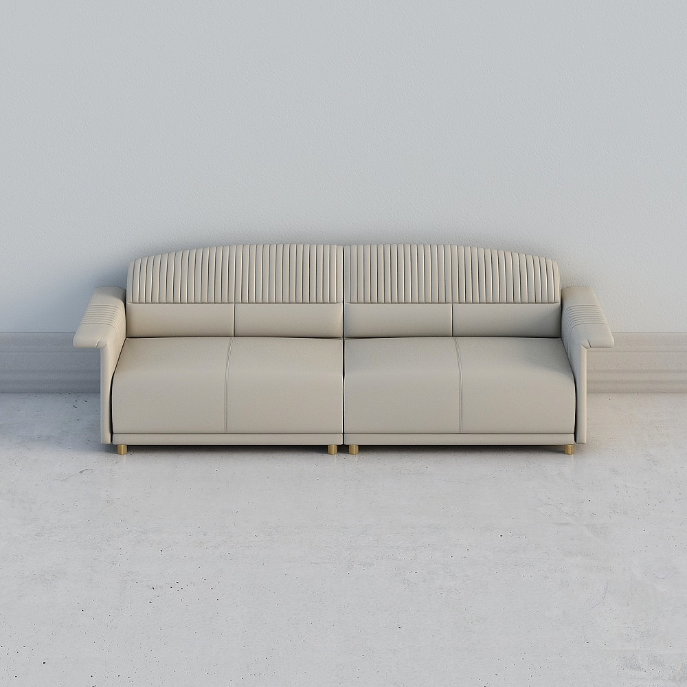 Uefa Art Bronte/Modernes Ledersofa aus amerikanischem Leder für das Wohnzimmer, leicht luxuriöse Atmosphäre, Doppel 249S-21