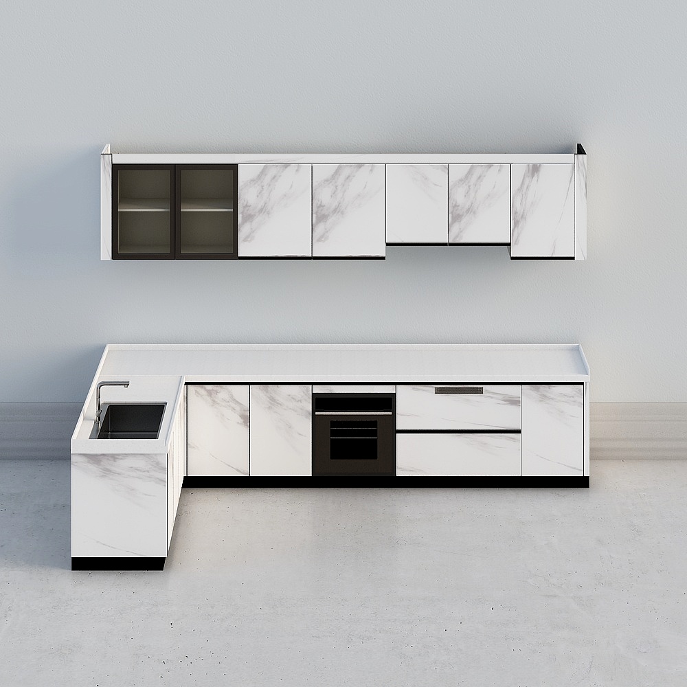 Modern Kitchen Cabinets,Black
