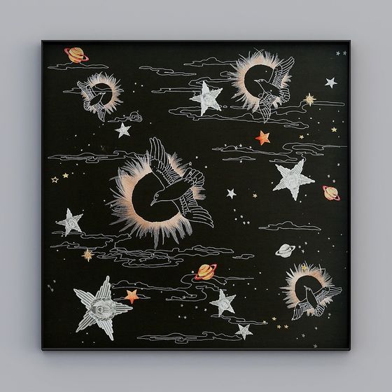 Night Sky Dance 3D model