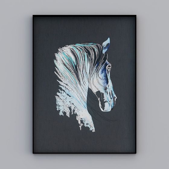 Exquisite Wind Horse 3D Model for Creative Projects