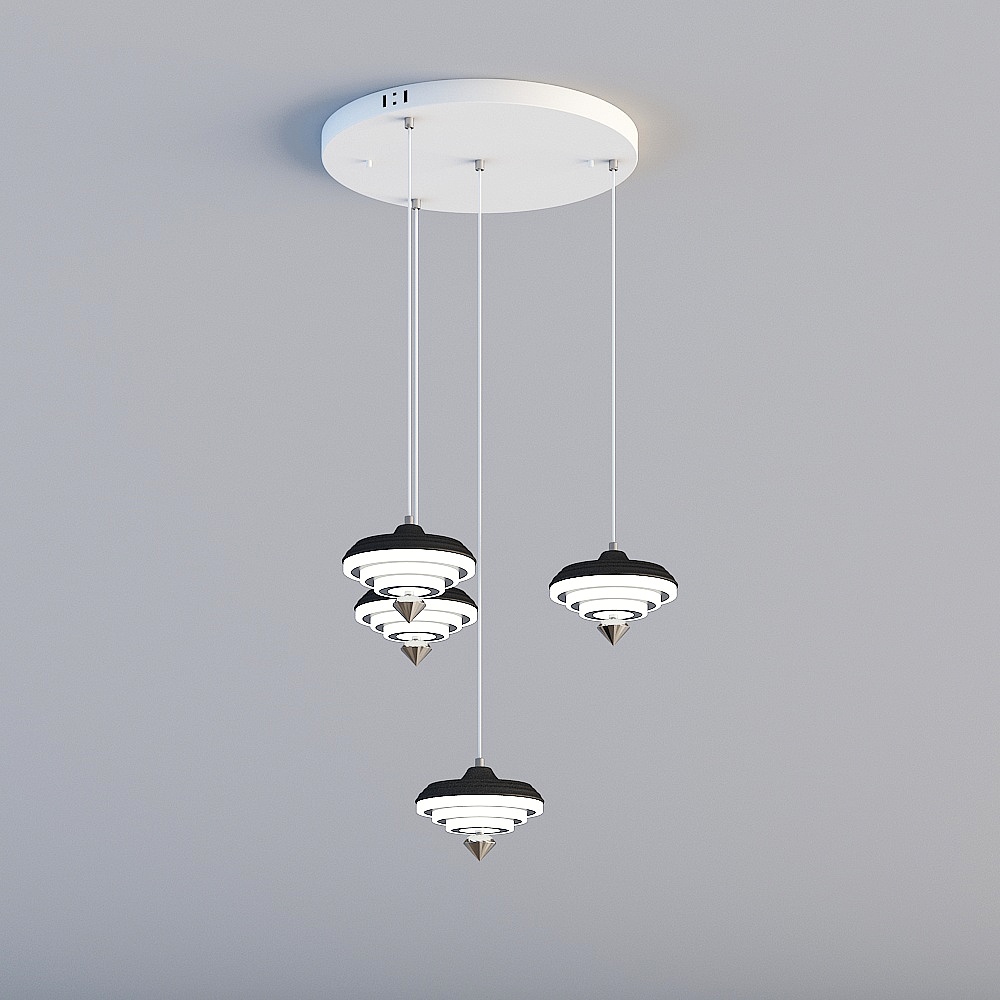 Triangular Harmony 3D model Pendant Light