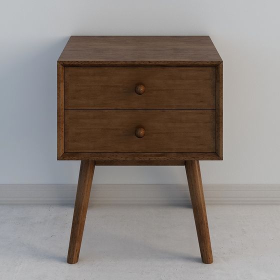 Mesita de noche BAG18 - Nogal