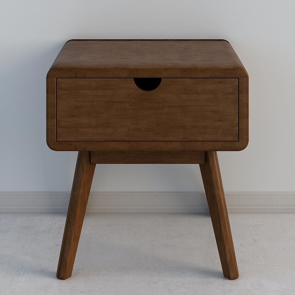 Table de chevet BAG05 - Noyer