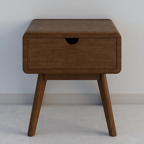 Table de chevet BAG05 - Noyer